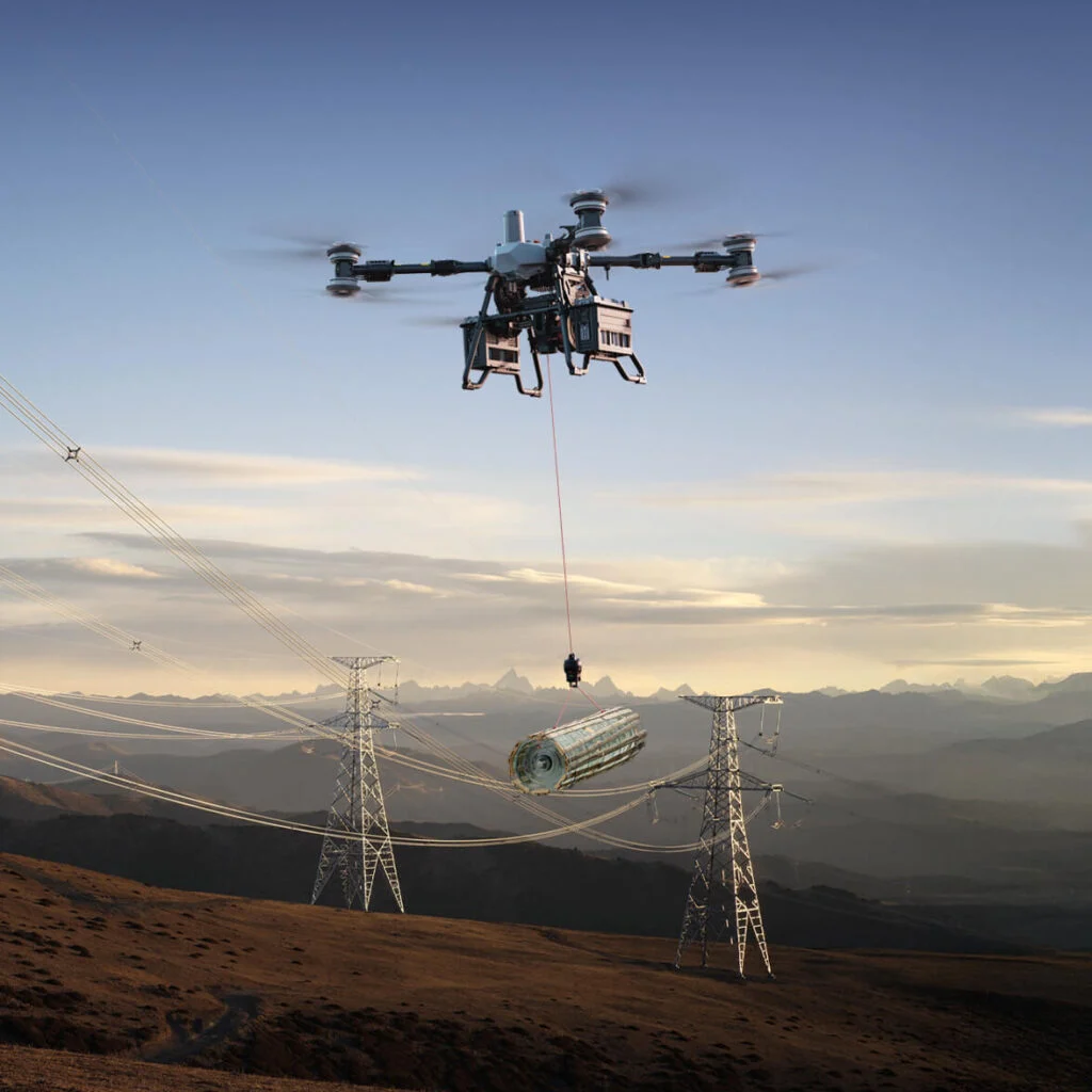 DJI FlyCart 100 i luften