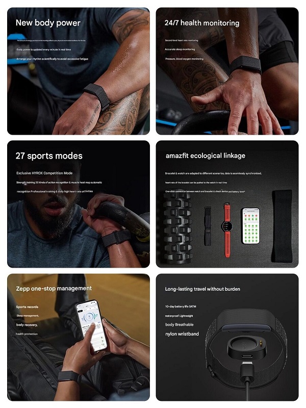 Amazfit Helio Remmen Fitness Tracker Amazfit Helio Remmen Fitness Tracker